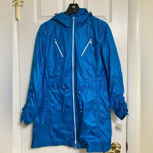 Laundry system coat with vest, blue XS. NWT